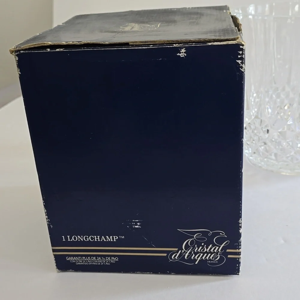 Vintage Longchamp Cristal d' Arques France Champagne Ice Bucket